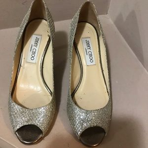 Jimmy Choo sparkling heels size 6